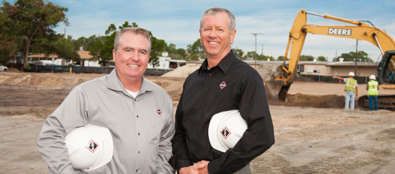Al Forbes and William Chivers at RUSH Construction
