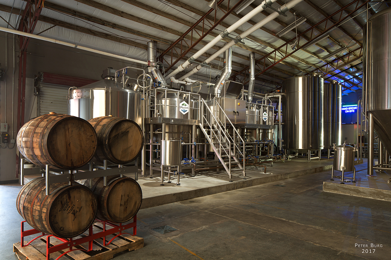 Playalinda Brewery at Brix Project Brew Tanks Interior