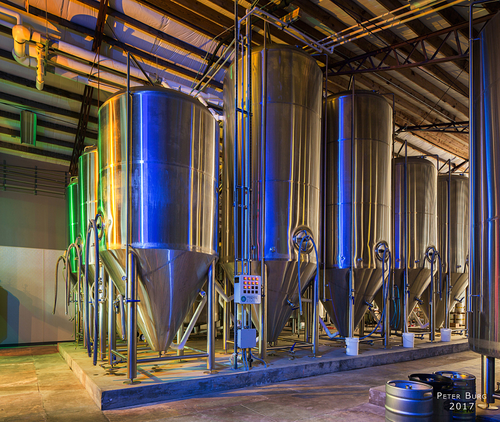 Playalinda Brewery at Brix Project Brew Tanks Interior