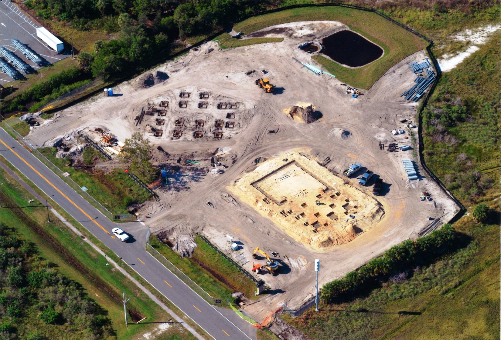 Aerial Progess Photo-10-2018 for the MacDill Outdoor Recreation Facility Complex
