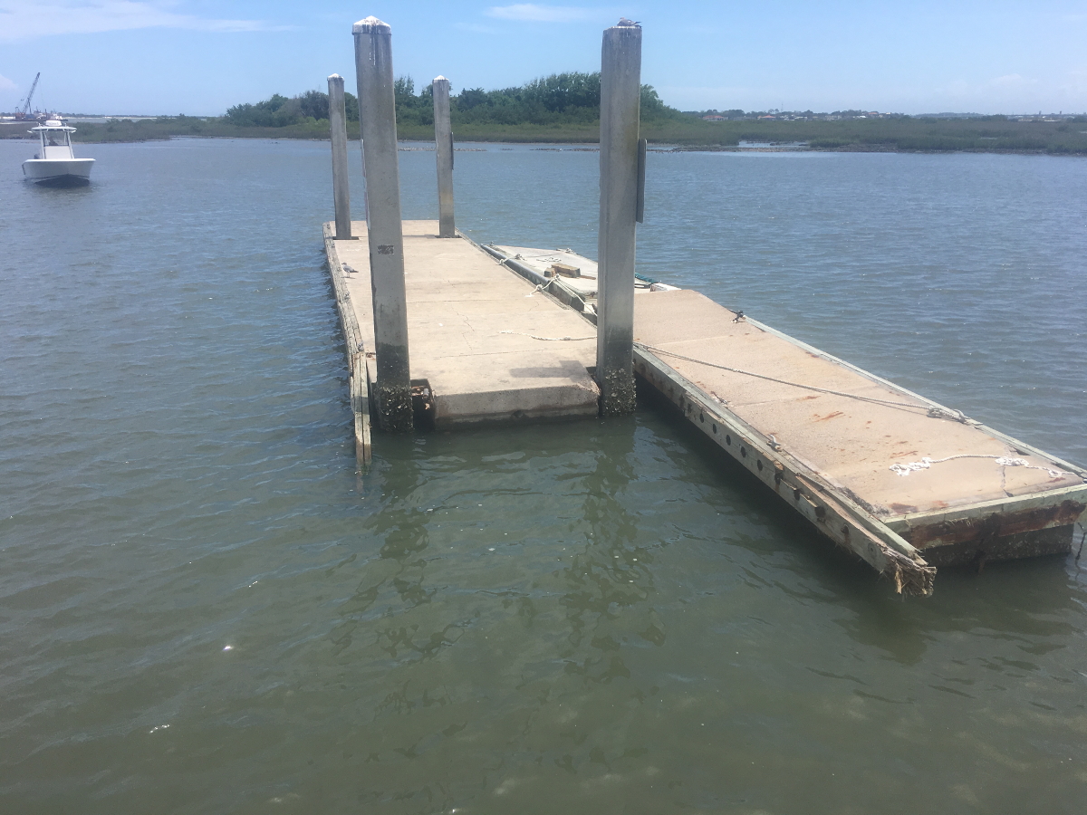 Vilano Beach Boat Ramp Dock Repairs