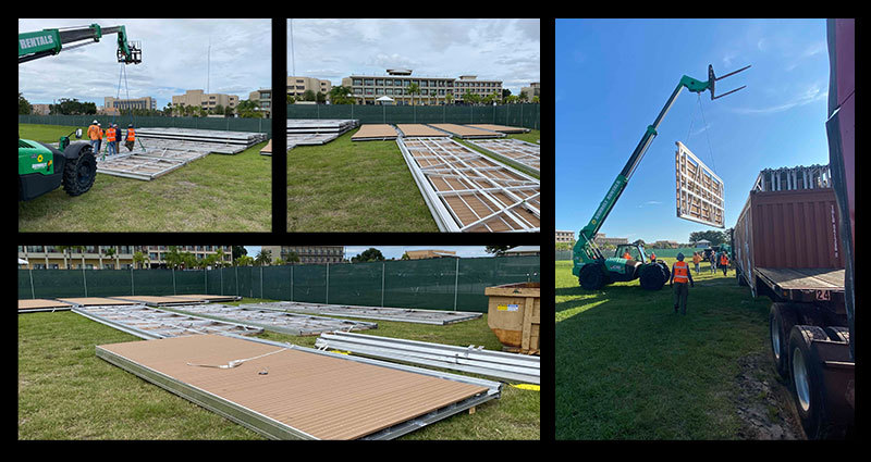 Under Construction: City of Tavares Seaplane Base & Marina Docks