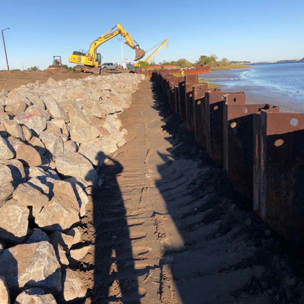 Blount Island Shoreline Stabilization – RUSH Construction, Inc.